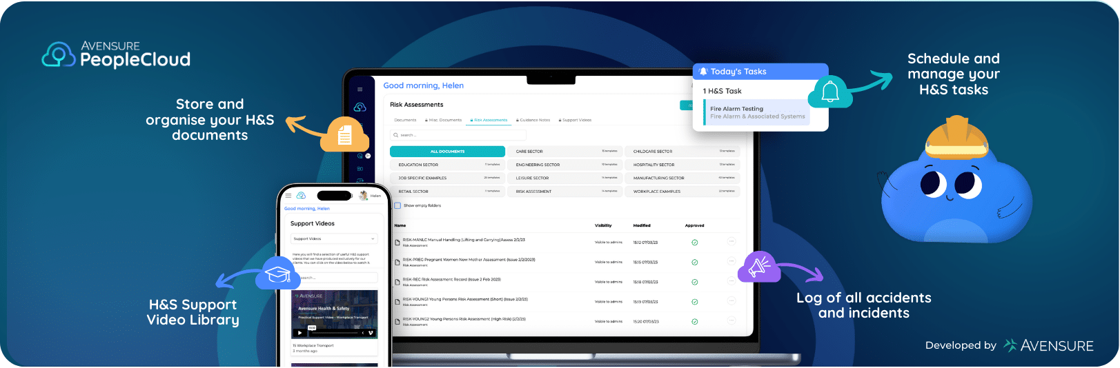 Cloud health and safety software